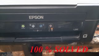 EPSON L210 Red Light Blinking Solution [upl. by Bathsheba366]