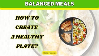 How to Create a Healthy Plate  Plate Method  Balanced Meals [upl. by Ellyn62]