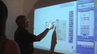 Hitachi Interactive Projector Demonstration [upl. by Llenaj783]