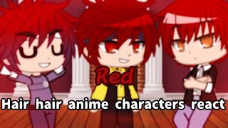 Red haired anime characters react 1 [upl. by Zima]