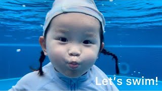 泳ぐの大好き💕ベビースイミング 2歳9ヶ月 村方乃々佳 노노카 I love swimming💕 Baby swimming 2years and 9months nonokamurakata [upl. by Anavi498]