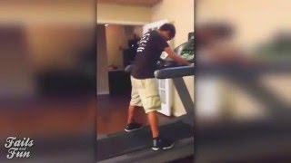 Treadmill Fail Compilation  Ultimate Fail Compilation 2016 [upl. by Kimura454]