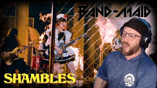 BANDMAID  Shambles MV Reaction  Metal Musician Reacts [upl. by Ettesyl]