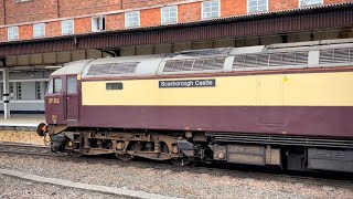 57313 amp 57315 Departing York on Huddersfield to Edinburgh Charter [upl. by Darin]