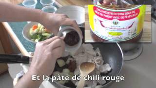 Poulet à la Pâte de Chili Rouge [upl. by Aizitel]