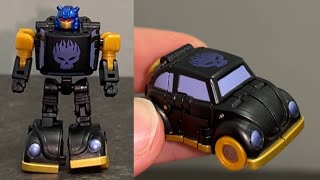 How to transform Dr Wu golden beetle Transformers shattered glass goldbug figure G1 bumblebee [upl. by Jakie]