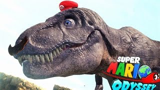 超級瑪利歐奧德賽2 變身紅帽霸王龍！Super Mario Odyssey【鯉魚Ace】 [upl. by Ken]