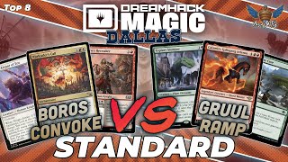 Boros Convoke vs Gruul Ramp  MTG Standard  Dreamhack Dallas Regional Championship  Top 8 [upl. by Annenn]