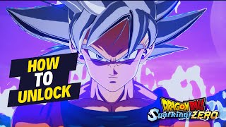 HOW TO UNLOCK GOKU ULTRA INSTINCT STEP BY STEP AND EASY  DRAGON BALL SPARKING ZERO [upl. by Imim346]