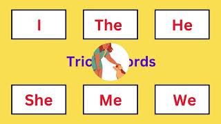 Tricky words I Sight Words  Set 1  Sentences with Tricky Words [upl. by Ylrebmek]