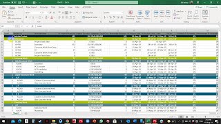 How to export from primavera to excel with WBS Colors full video [upl. by Groos]