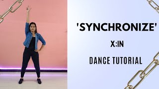 🇮🇳XIN  SYNCHRONIZE Dance Tutorial Slowed Version by keekeeskcovers synchronicity XIN [upl. by Ailaham]