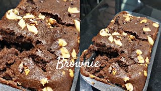 Easy Brownie Recipe  No Egg  No Oven  No Butter No Wheat Flour Quick Brownie Recipe [upl. by Otokam589]