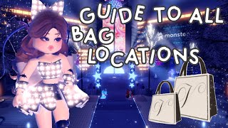 guide to ALL shopping bag LOCATIONS in the SHOPPING BAG quest royale high 🛍 [upl. by Wil]