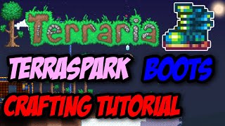 How To Craft The Terraspark Boots in Terraria SUPER EASY [upl. by Georgianna90]