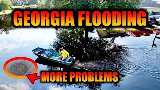 Georgia Flooding in Richmond Hill has hidden dangers to compound problems from Hurricane Debby rain [upl. by Aseek567]