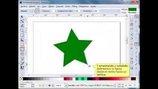 04 Tutorial de Inkscape Primitivas Rectángulos Elipses Estrellas y Polígonos Regulares [upl. by Ayotak]