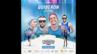 Live D1 femmes  Lindahls Pro Triathlon Séries de Quiberon [upl. by Kling729]