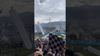 Recibimiento de la hinchada de ColoColo ante DeportesIquique campeonatochileno futbolchileno [upl. by Kirimia]