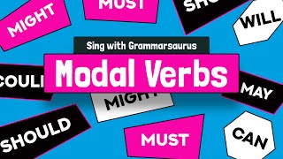 Sing with Grammarsaurus  Modal Verbs [upl. by Dorena]