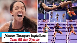 Olympics 2024 Katarina JohnsonThompson admits she had one of her best days in the heptathlon [upl. by Jackqueline490]