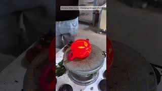 The firing process of the colorchanging Feng Ming teapot [upl. by Dnamra]