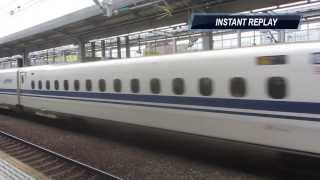 The Bullet Train in Kyushu Japan 九州の新幹線 [upl. by Hodge372]