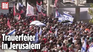 ISRAEL Mutter hält emotionale Abschiedsrede [upl. by Mandie]