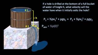 The Bernoulli Equation Fluid Mechanics  Lesson 7 [upl. by Htinek]