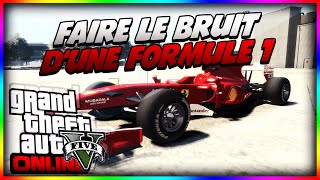 EPIC Faire le bruit dune FORMULE 1 F1 avec nimporte quelle voiture sur GTA 5 Online [upl. by Arhsub]