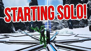 GOING SOLO ON SMALL TRIBES  ARK Solo Small Tribes Official PvP  ARK Survival Evolved [upl. by Tertia]