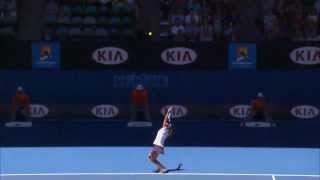 Li Nas Serve Shocker  Australian Open 2013 [upl. by Sancho]