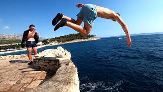 Cliff Jump Makarska [upl. by Gensmer977]