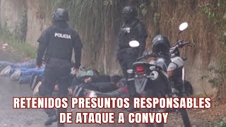 Retienen a presuntos responsables del ataque a convoy en la vía Molleturo  Cuenca [upl. by Eronaele]