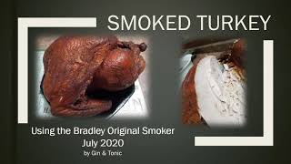 Smoked Turkey  in the Bradley Original Smoker [upl. by Ines]