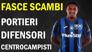 FASCE SCAMBI FANTACALCIO  Portieri Difensori Centrocampisti  Consigli e Analisi Completa [upl. by Anjanette923]