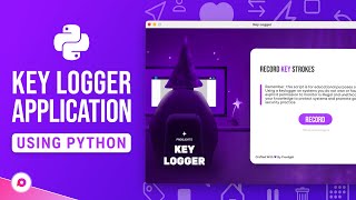 How To Create A Keylogger Software Using Python Tkinter TutorialProgramming Tutorial For Beginners [upl. by Bodkin987]