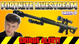 Fortnite LIVESTREAM Highlight  Poppin off with Heavy Sniper [upl. by Norine]