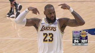 LeBron Sparks INSANE 210 4th QTR Run UNCUT  October 26 2024 [upl. by Aekan639]