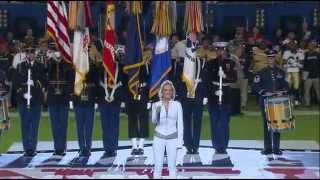 National AnthemCarrie Underwood Super Bowl 2010 [upl. by Roland]