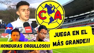 HONDUREÑOS EMOCIONADOS POR SU JOYA JUEGA EN AMÉRICA DE MÉXICO  SEBASTIAN PACHECO  REACCIÓN [upl. by Bruno830]