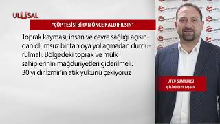 Çiğli Belediye Başkanı Utku Gümrükçüden Harmandalı çöplüğü tepkisi Biran önce kaldırılsın [upl. by Ahseet]