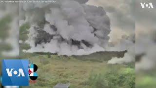 Timelapse Footage of Eruption From Inside Taal Volcano [upl. by Dickens142]