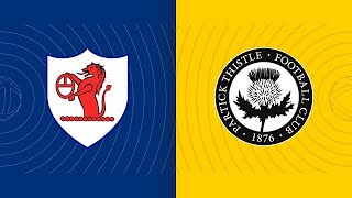 Raith Rovers vs Partick Thistle highlights ￼￼ [upl. by Norvin]