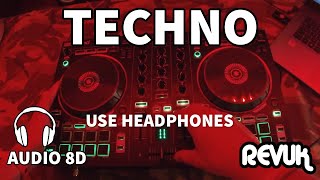 8D Techno Mix  8D AUDIO USE HEADPHONES [upl. by Aneehs]