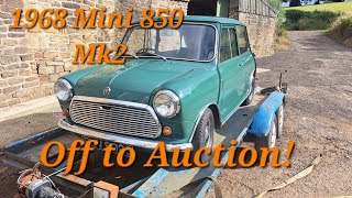 1968 Classic Mini 850 MK 2 Off to AuctionWill it sell Brightwells Auction House Leominster [upl. by Aaronson]