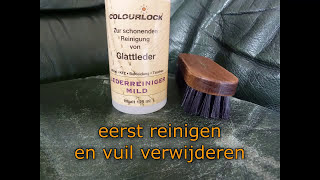 Meubeleer verven met Colourlock leerverf Top resultaat [upl. by Haeckel]