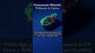 Fluorescent Minerals Willemite amp Calcite [upl. by Medora529]