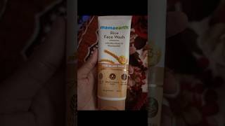 Meesho Mamaearth rice face wash review mamaearth viralshort [upl. by Adlen]