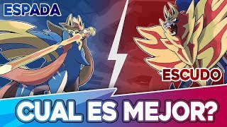 ¿Cual es MEJOR  ¿Pokemon ESPADA o ESCUDO ⚔️🛡️ [upl. by Spitzer]